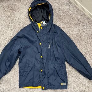 GAP Navy and Yellow Kids Raincoat